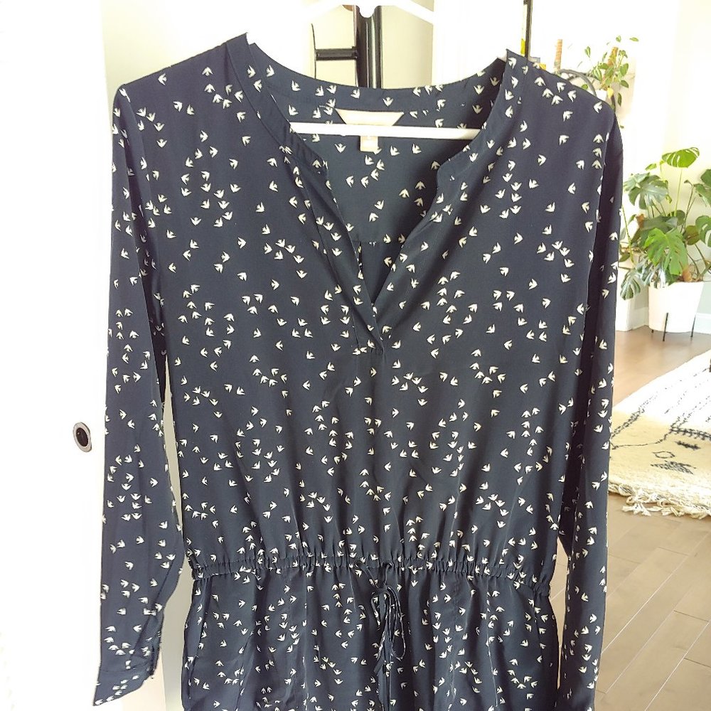 Banana Republic shirt dress, long sleeve, mini length